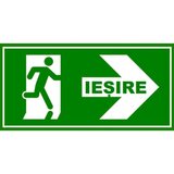 Placuta iesire cu sageata in dreapta